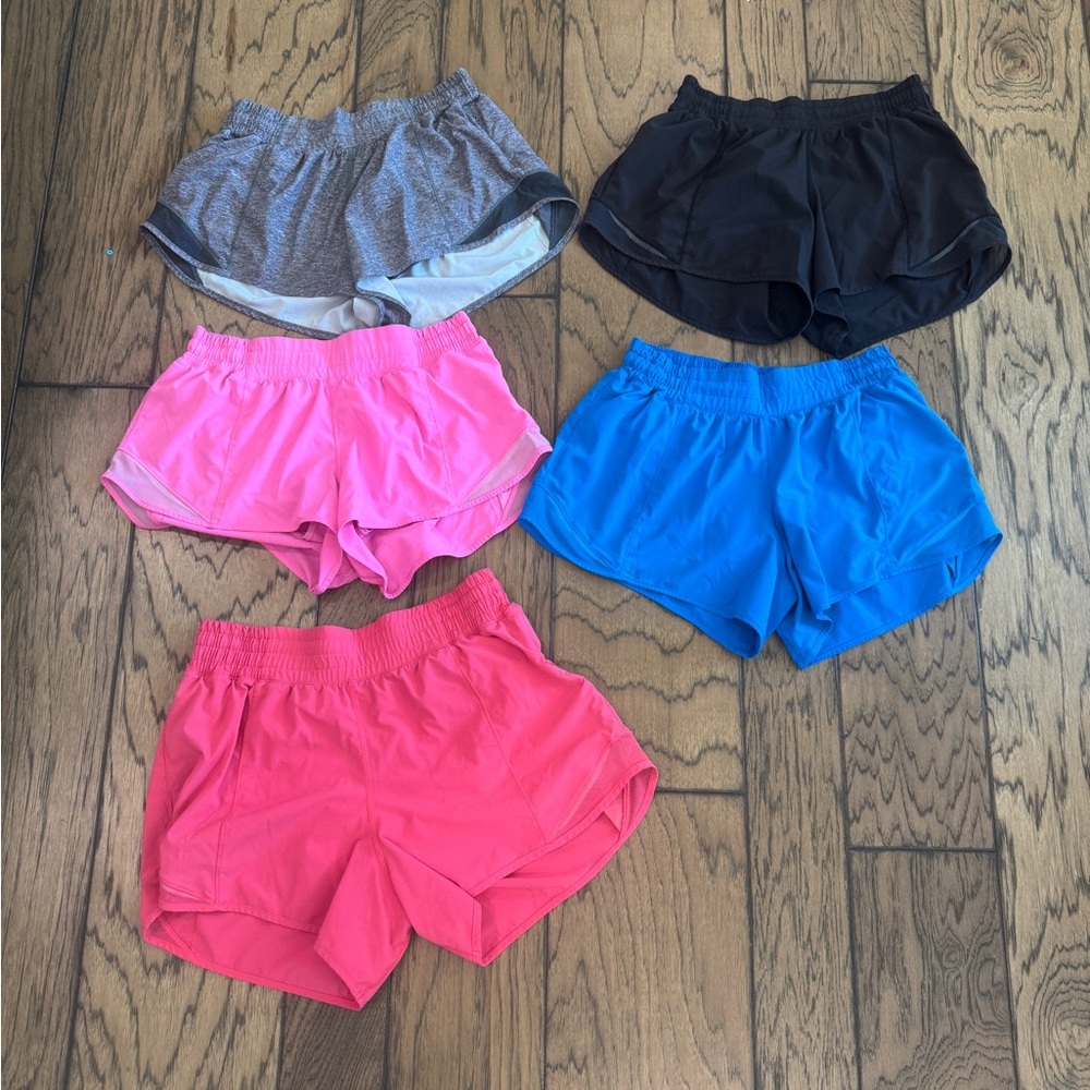 Lululemon Women's Athletic Shorts - Black, Gray, Pink, Blue